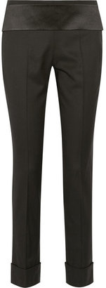 Givenchy Tuxedo Pants In Wool-twill - Black