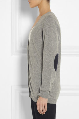 Chinti and Parker Elbow Patch cashmere cardigan