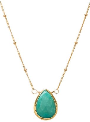 Natalie B Jewelry Stone Drops Necklace