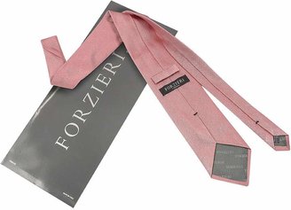 Forzieri Gold Line Solid Woven Silk Tie