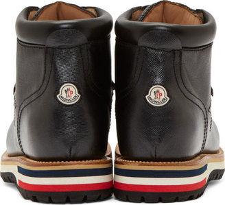 Moncler Black & Red Etched Blanche Mountain Boots