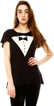 Wildfox Couture Black Tie Tee