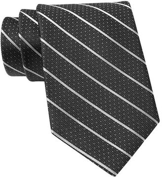 Claiborne Pin Dot Stripe Silk Tie