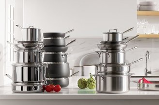 All-Clad All-Clad A d3 Stainless 10-Piece Cookware Set with Bonus