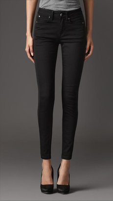 Burberry Jersey Panel Skinny Fit Jeans
