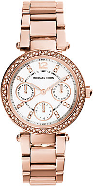 Michael Kors Mini Chronograph Bracelet Strap Watch