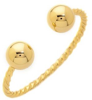 Giles & Brother Double Twist & Ball Cuff Bracelet
