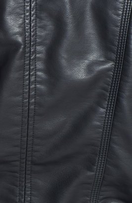 Jessica Simpson Faux Leather Jacket (Plus Size)