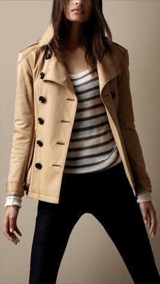 Burberry Stretch-Cotton Trench Jacket