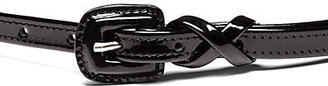 Carolina Herrera Thin Patent Leather Belt