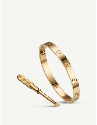 Cartier LOVE 18ct yellow-gold bracelet