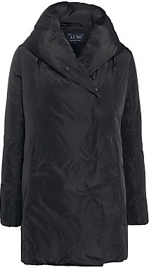 Armani Jeans Hooded Quilt Jacket, Black