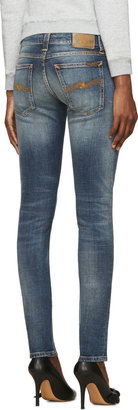 Nudie Jeans Blue Tight Long John Jeans