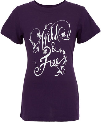 Wildfox Couture Purple Wild & Free Tee