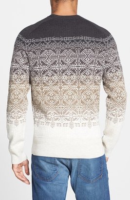 Swiss Army 566 Victorinox Swiss Army® 'Fair Isle Ombré' Tailored Fit Wool Blend Crewneck Sweater