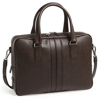 Tod's Printed Leather Briefcase