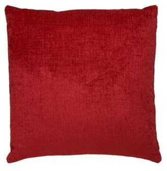 Home Collection Red large chenille cushion