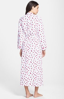 Carole Hochman Designs Floral Print Quilted Jacquard Robe