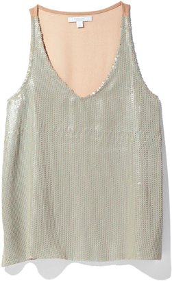Piperlime Collection Sequin Front Vee Tank