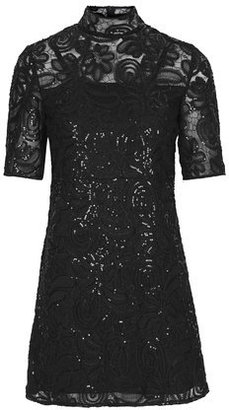 Topshop Womens **Dark Thorn Lace Dress by Sister Jane - Black