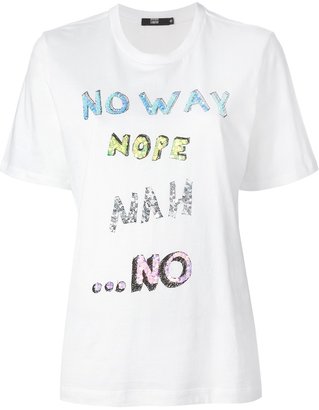 Markus Lupfer 'No Way' sequin 'Alex' t-shirt