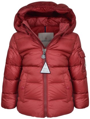 Moncler Baby Boys Red Down Padded 'Aymeric' Coat