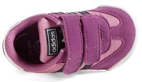 adidas 'Learn-2-Walk - Dragon' Crib Shoe (Baby Girls)