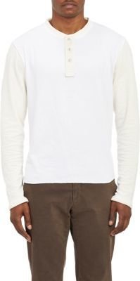 Shipley & Halmos Knit-Lined Colorblock Henley