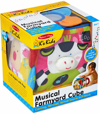 Melissa & Doug Kids' Musical Farmyard Cube Toy