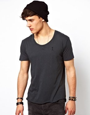 Religion Basic T-Shirt with Scoop Neck
