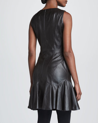 Paule Ka Leather Dress