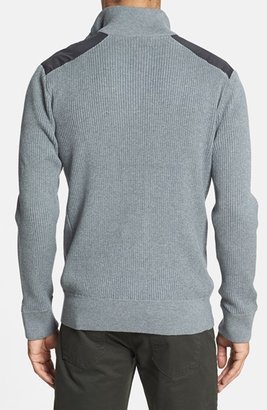 Swiss Army 566 Victorinox Swiss Army® Classic Fit Stretch Cotton Quarter Zip Sweater (Online Only)
