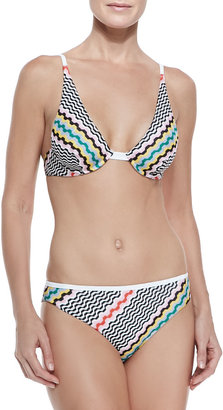 Missoni Mare Wavy-Pattern Underwire Bikini