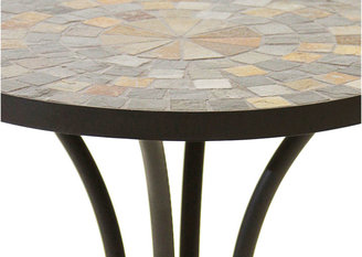One Kings Lane Slate Mosaic Outdoor Side Table