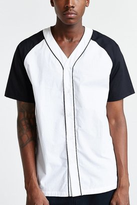 Urban Outfitters Shades Of Grey By Micah Cohen Shades Of Grey By Michah Cohen Colorblock Baseball Shirt