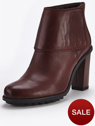 Clarks Keswick Water Heeled Leather Ankle Boots