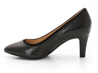 Geox “Amithi” Heeled Suede Court Shoes with Leather Sole