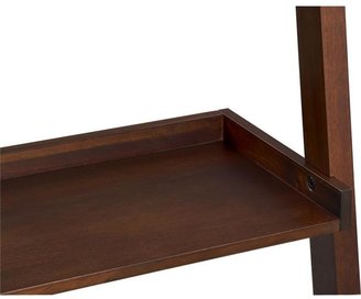 Sloane Java Leaning Desk with Two 25.5" Bookcases