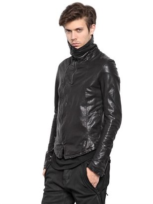 Julius Zip Collar Leather Jacket