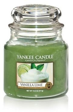 Yankee Candle Medium vanilla lime housewarmer candle