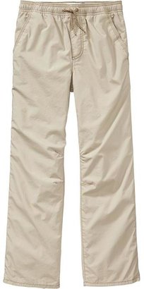 Old Navy Boys Mesh-Lined Poplin Pants