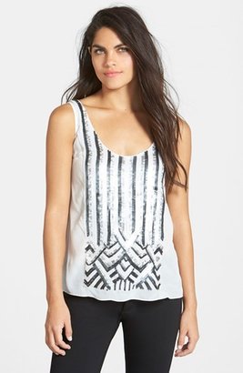 Plenty by Tracy Reese Allover Sequin Party Tank