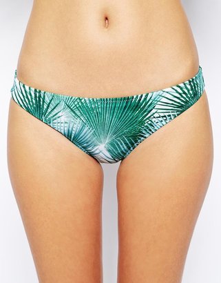 ASOS Palm Leaf Print Hipster Bikini Pant - Palm print