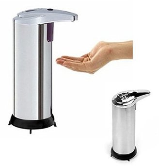 Lemonbest® Stainless Steel Automatic Soap Dispenser, Touchless Automatic Sensor Pump 280ml
