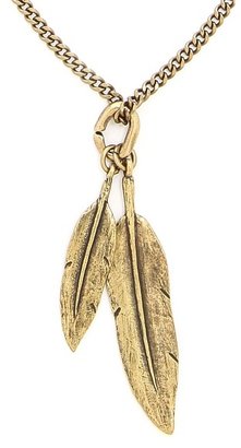 Gar-De Avant Garde Paris Plume Pendant Necklace