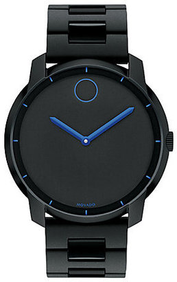 Movado Stainless Steel Watch/Blue