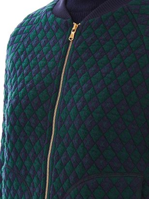 Marc by Marc Jacobs Argyle quilted bomber jacket