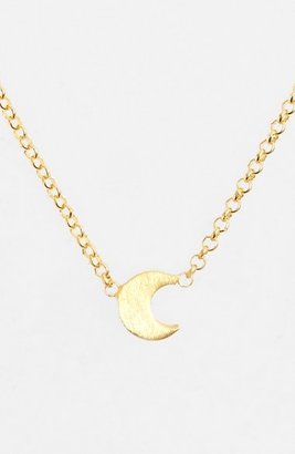 Dogeared 'Reminder - Love You to the Moon' Boxed Moon Pendant Necklace