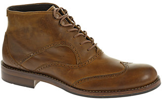 Wolverine Wesley Lace-Up Leather Brogue Boots