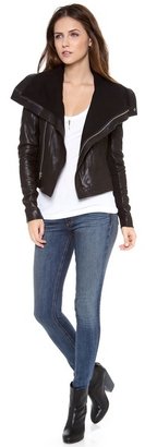 Veda Max Classic Leather Jacket